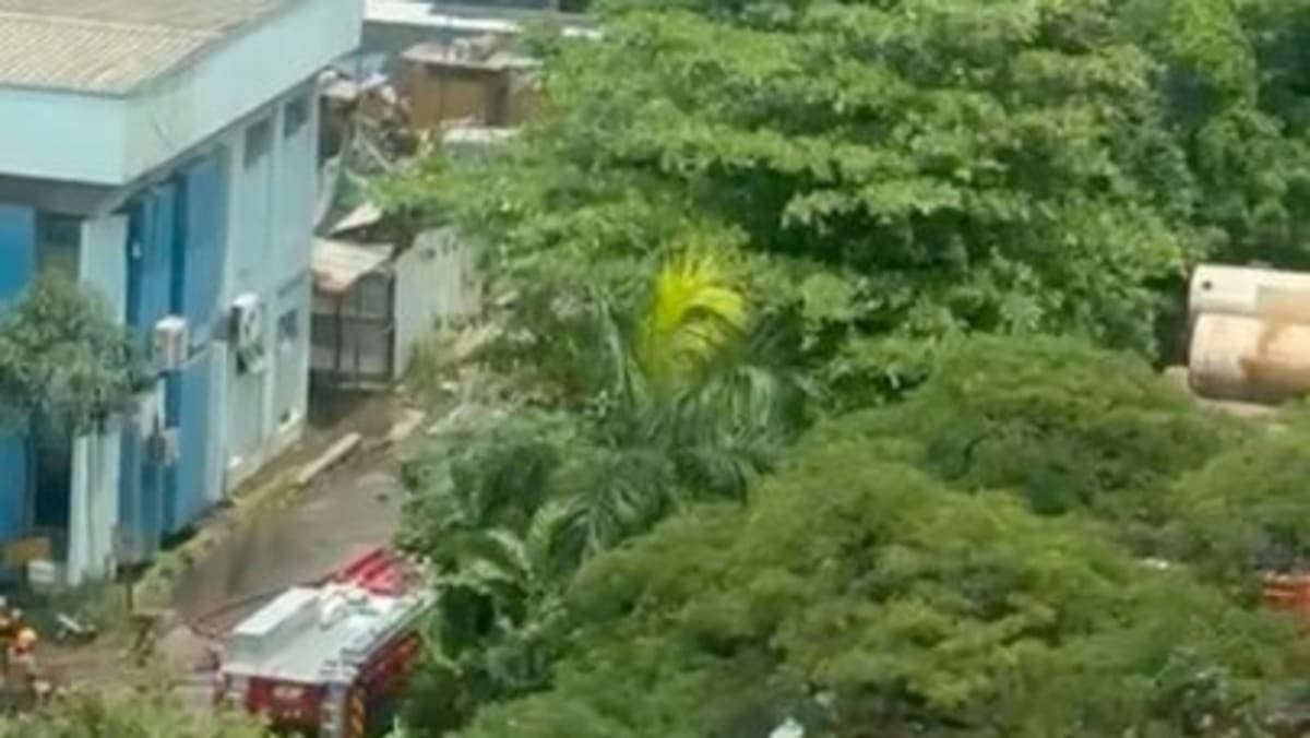 50 evacuated after warehouse fire breaks out in Jurong