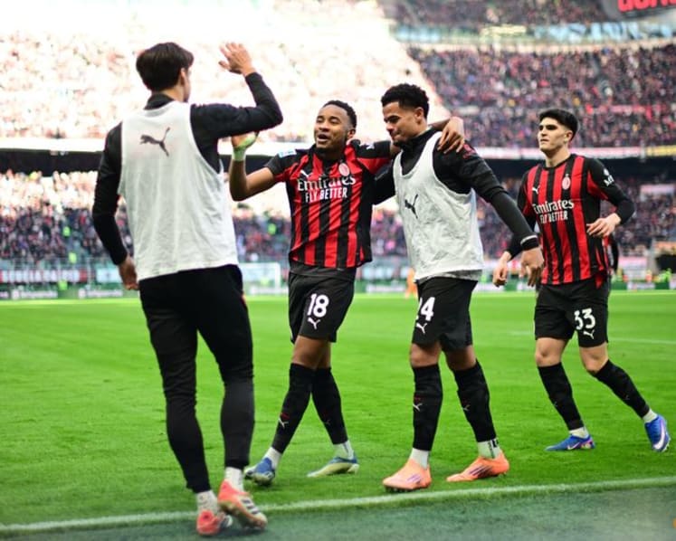 Nkunku double gives Milan 3-0 win over Verona