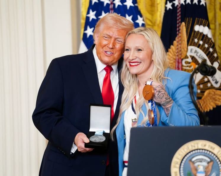 Bobsleigh-US bobsledder Humphries sparks backlash for honoring Trump