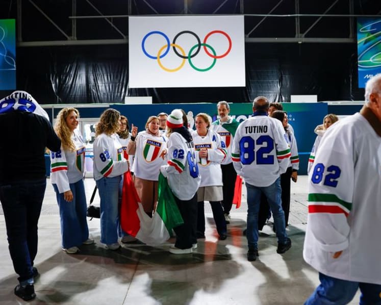 Olympic Ice hockey-Italy's Tutino brings 50‑strong support squad from Canada to Milan