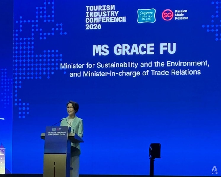 Singapore tourism receipts hit record S$32.8 billion in 2025: Grace Fu
