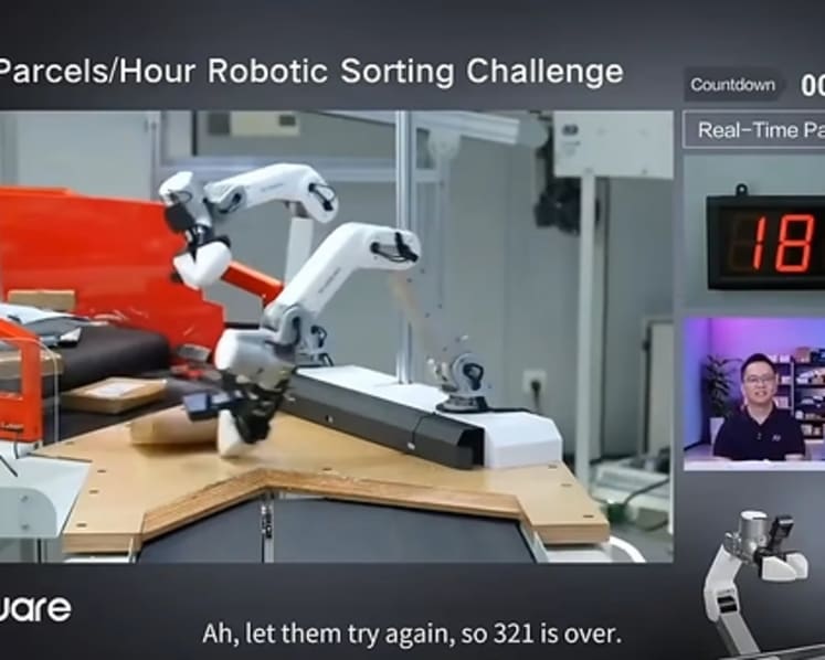 X Square Robot Demonstrates Embodied AI in Real-World Logistics Operations