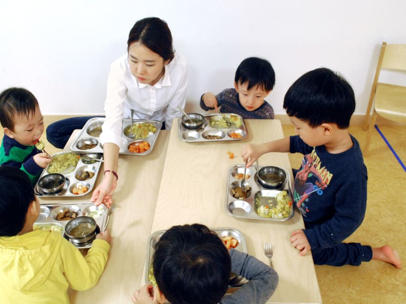 In Seoul, tuition for pre-schoolers is a norm