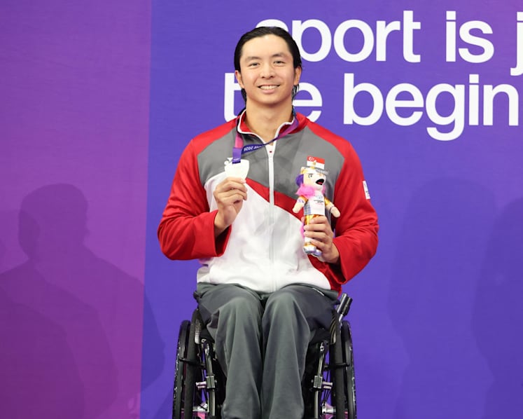 Para swimmer Toh Wei Soong clinches silver in men's 50m freestyle S7 at Commonwealth Games