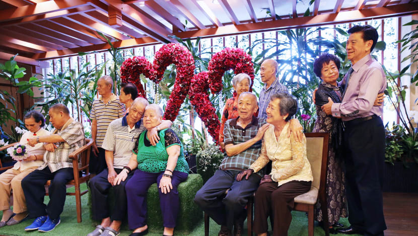 Six couples celebrate 55 years of marriage by renewing vows