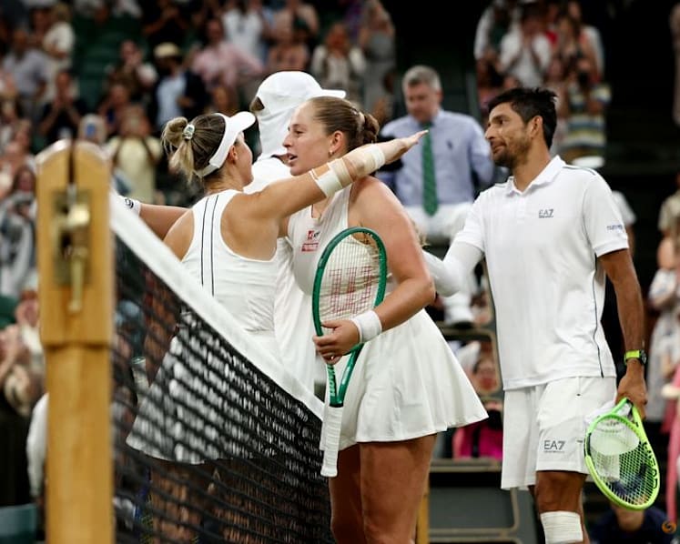 Ostapenko, Arevalo fight back to win Wimbledon mixed doubles title