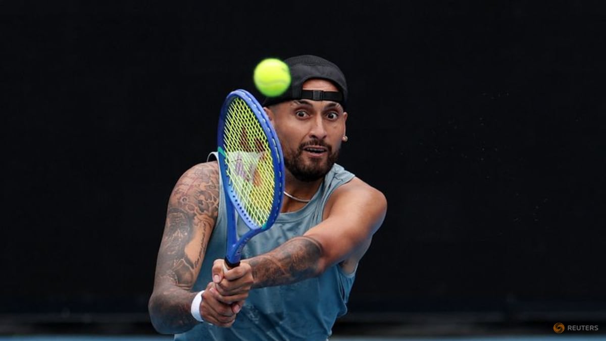 Kyrgios 'thrilled to be back' after first singles 
