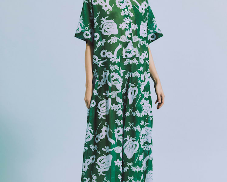 minju kim green dress Is Korean designer the next big thing in fashion? We say yes silk organza fabric gown