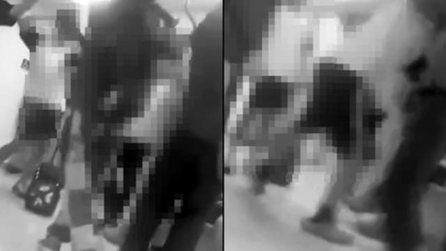 台湾高中生地铁车厢内跳舞打人 北捷澄清非真实车厢