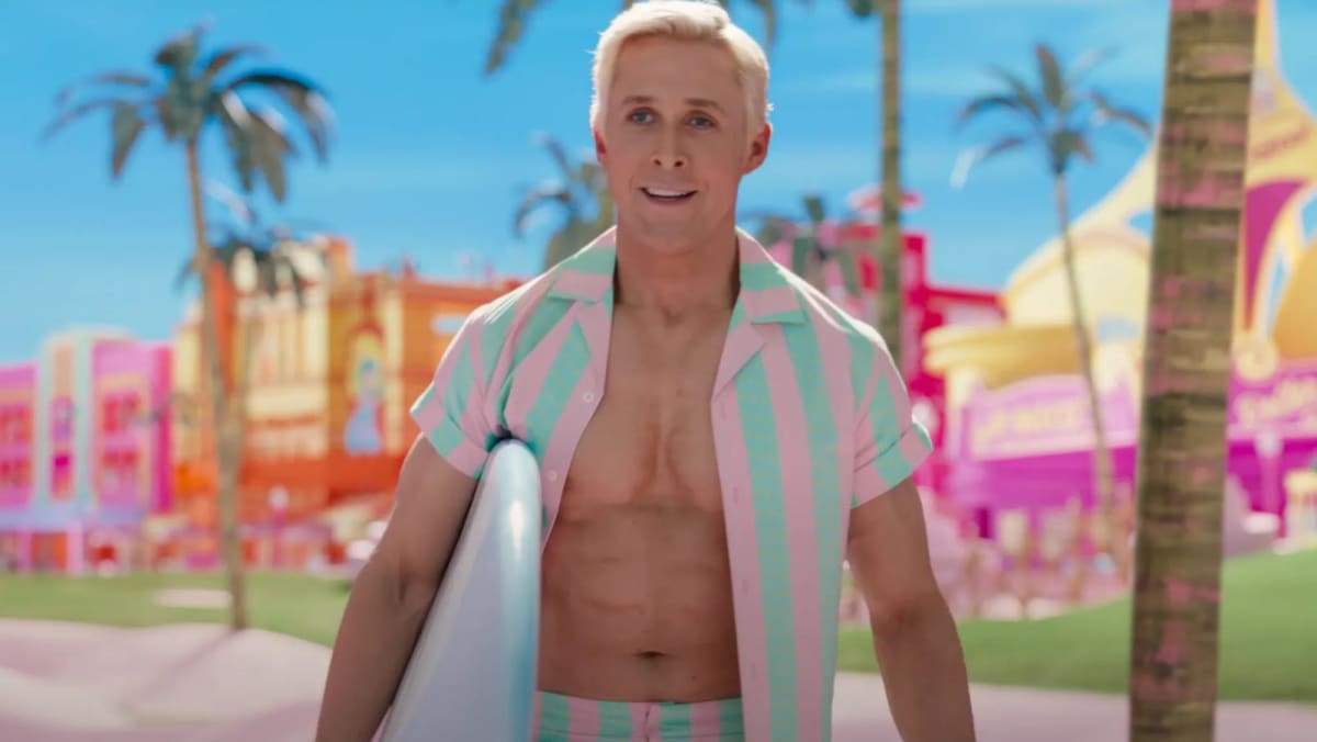 Barbie and ken at the beach 2025