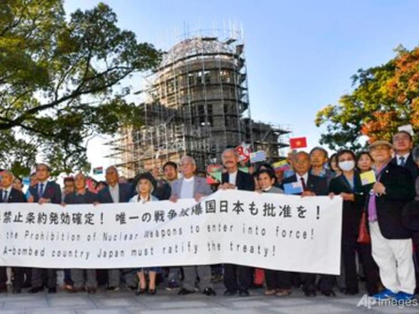 Japan rejects nuclear ban treaty; survivors to keep pushing 