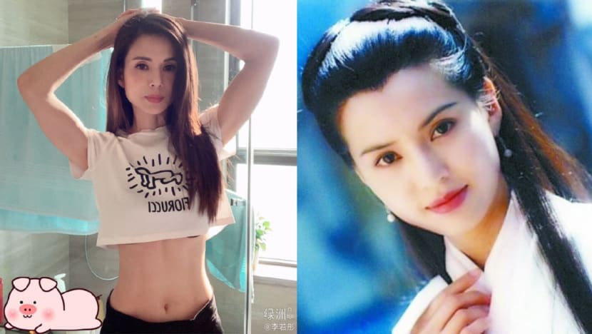 52-Year-Old Hongkong Actress Carman Lee Shows Off Her Toned Tummy After Working Out At Home