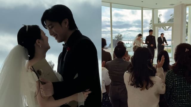 娄峻硕、焦凡凡冲绳婚礼现场曝光！五坚情竟然没受邀？