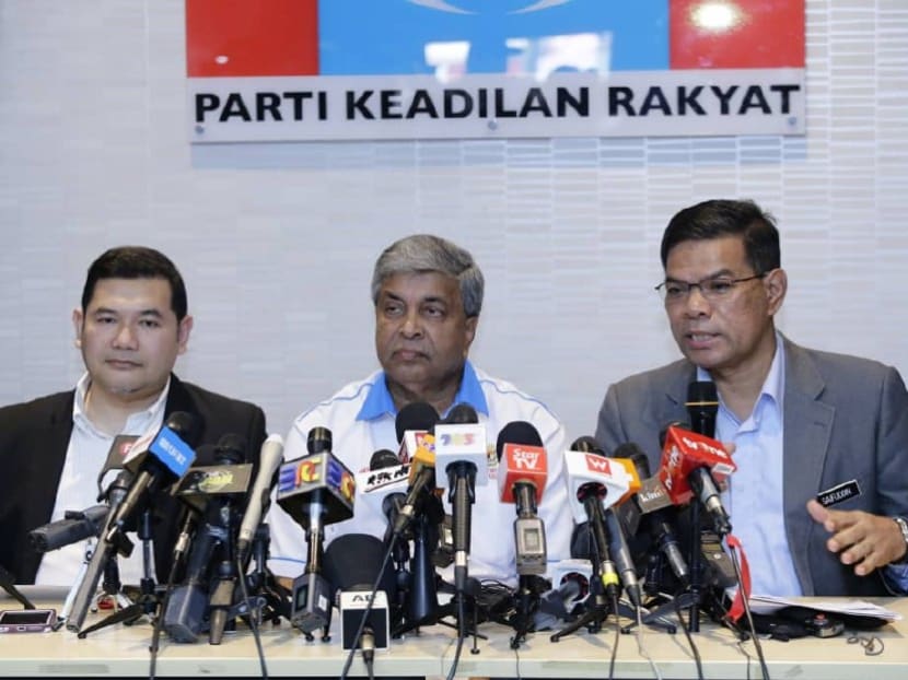 Port Dickson’s incumbent lawmaker Danyal Balagopal Abdullah (centre) said he will resign as Member of Parliament. Port Dickson’s incumbent lawmaker Danyal Balagopal Abdullah (centre) said he will resign as Member of Parliament.