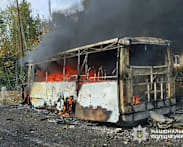 Russian strike on buses kills 30 in Ukraine's frontline city of Kramatorsk