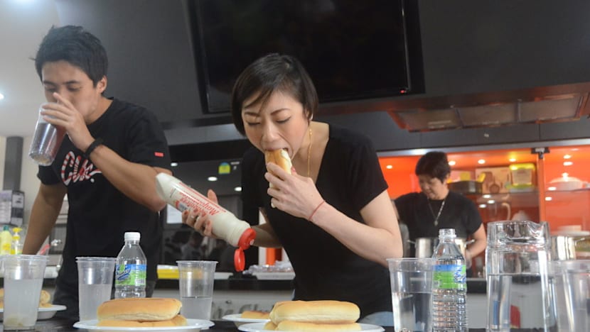 Local competitive eater Sarah Ow doesn’t like to waste food