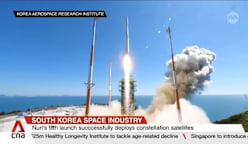 South Korea's Nuri rocket blasts off for fifth mission with 15 satellites on board