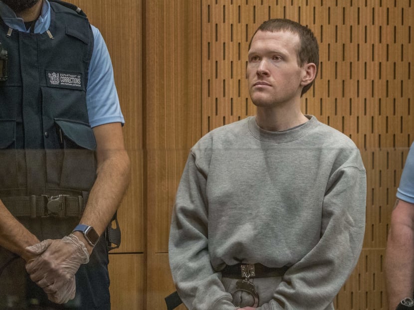 Australian white supremacist Brenton Tarrant in court in Christchurch on August 24, 2020. Tarrant, who murdered 51 Muslims in his attack, was sentenced to life imprisonment without the possibility of parole. Australian white supremacist Brenton Tarrant in court in Christchurch on August 24, 2020. Tarrant, who murdered 51 Muslims in his attack, was sentenced to life imprisonment without the possibility of parole.