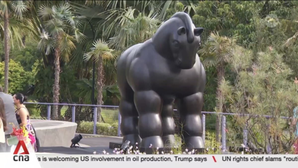 Over 130 works by late Colombian artist Botero on display at Gardens by the Bay until May
