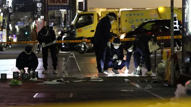 大阪道顿堀发生持刀伤人案 17岁少年死亡两人受伤