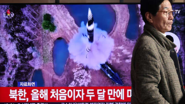 韩国：朝鲜声称顺利发射新型导弹可能只是虚张声势
