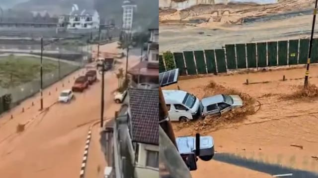 金马仑高原豪雨成灾 部分地区出现突发性淹水