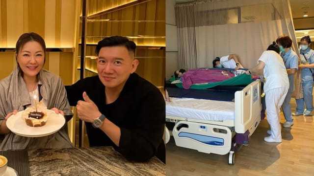 田蕊妮罹肺腺癌　杜汶泽陪同入院动手术