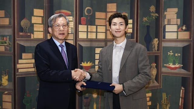 获韩国国立中央博物馆委任，BTS队长RM成首位全球宣传大使！