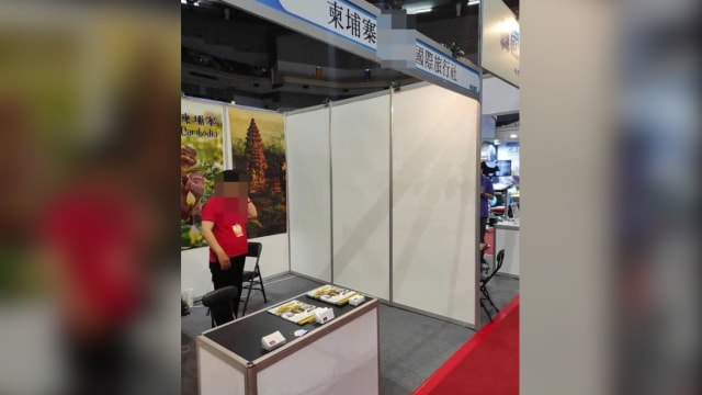 台旅展柬埔寨摊位无人问津 半天黯然收摊走人