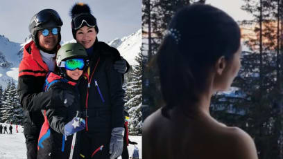 49-Year-Old Michelle Reis Goes Topless While On A Winter Vacation In Hokkaido