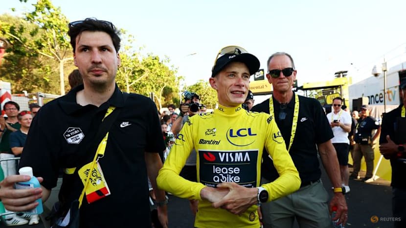 Vingegaard closes difficult chapter as he dons Tour yellow jersey