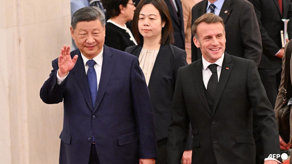 France’s Macron meets Xi for Ukraine, trade talks