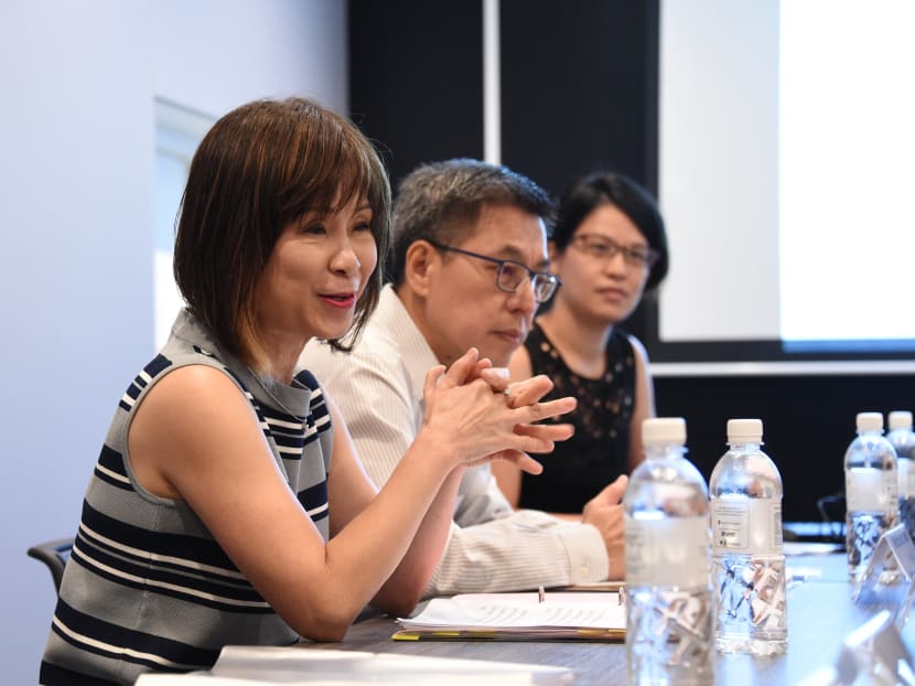 Senior Minister of State for Health Dr Amy Khor delivering the opening remarks for the launch of the Tripartite Oversight Committee on Workplace Health 2014-2017 Report. Over the three-year term, over 300,000 employees have benefitted from customised and holistic health and safety programmes, directly accessible at their workplaces. Photo: Health Promotion Board