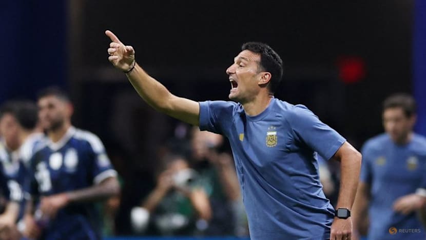 Argentina are best with their backs to the wall, says coach Scaloni