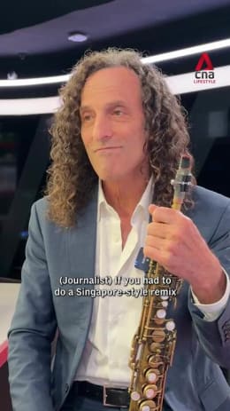 Legendary saxophonist Kenny G back in Singapore