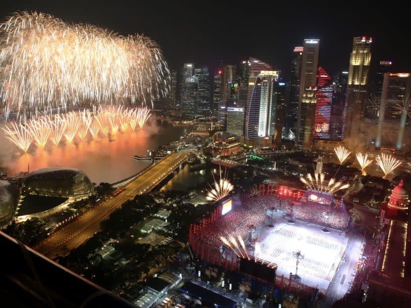 A 2019 file photo of the National Day Parade, which was held at the Padang that year.