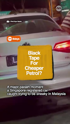 Please don’t do this in Johor to get cheaper petrol! #8dayssg #8daysgtrending #yishun #johor #fypsg 