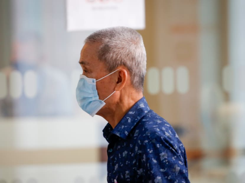 Gan Hee Chit (pictured) pleaded guilty to one count of sexual exposure. He was convicted in 2019 of similar offences. Gan Hee Chit (pictured) pleaded guilty to one count of sexual exposure. He was convicted in 2019 of similar offences.
