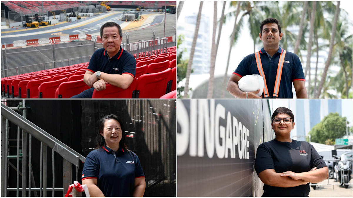What does the team behind the Singapore F1 race do beyond the three-day race weekend?