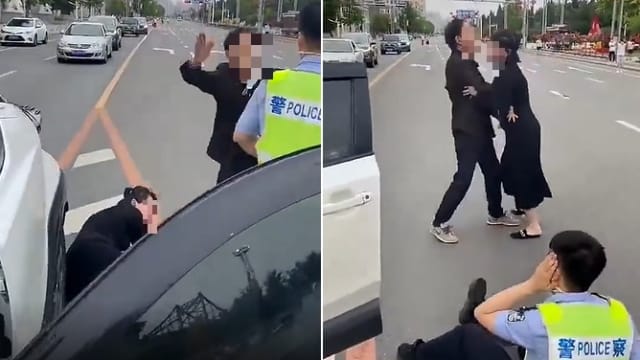 中国丹东“黄码”父女外出取药 与警起冲突惹争议 