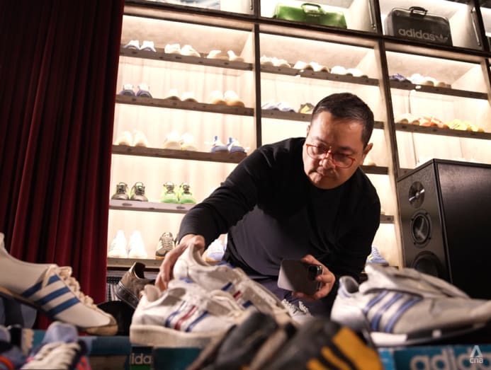 This collector from Hong Kong has more than 1 000 pairs of vintage Adidas sneakers. Here s how his journey started CNA Luxury