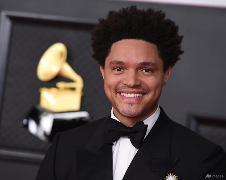 Trevor Noah returns as Grammy host with comfort, nervousness