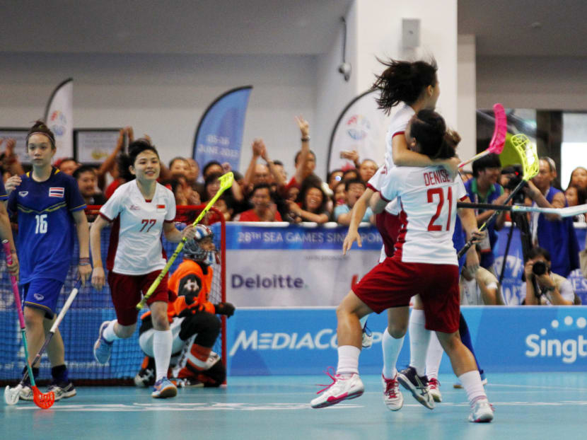 SEA Games: Two golds for Singapore floorball in Games debut