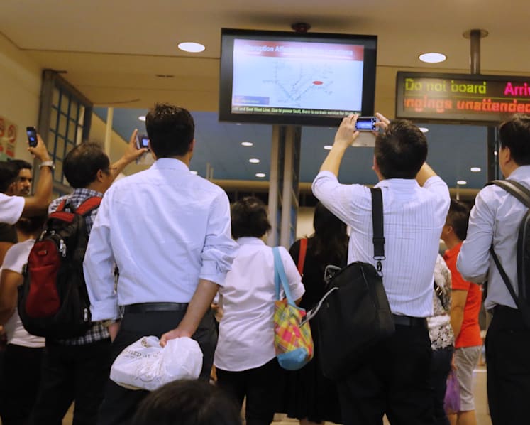 MRT breakdown: North-South, East-West lines down for hours