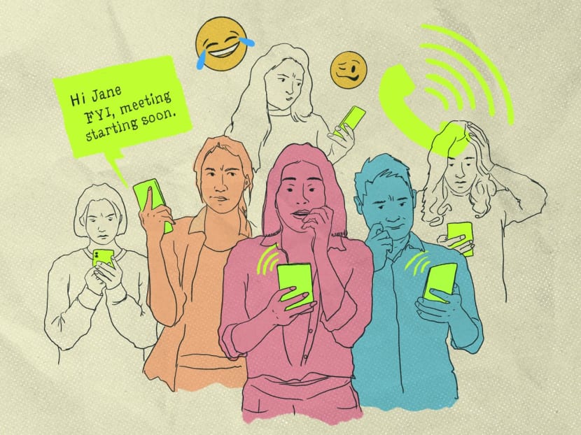 Youths interviewed by TODAY say they prefer texting to phone calls for both social and workplace communication. Youths interviewed by TODAY say they prefer texting to phone calls for both social and workplace communication.