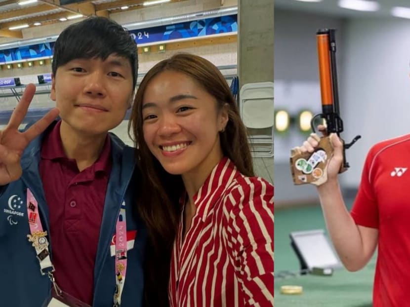 Paralympic shooter Daniel Chan was glad his sister Chen Ning was late for his event as she would have made him more nervous