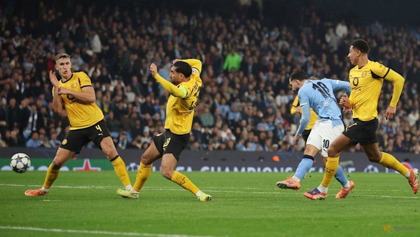 City's Haaland haunts former club Dortmund, Foden nets two in 4-1 win