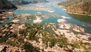 'The colour is blue’: Strange changes to Mekong River as hydropower dams and climate change make their mark