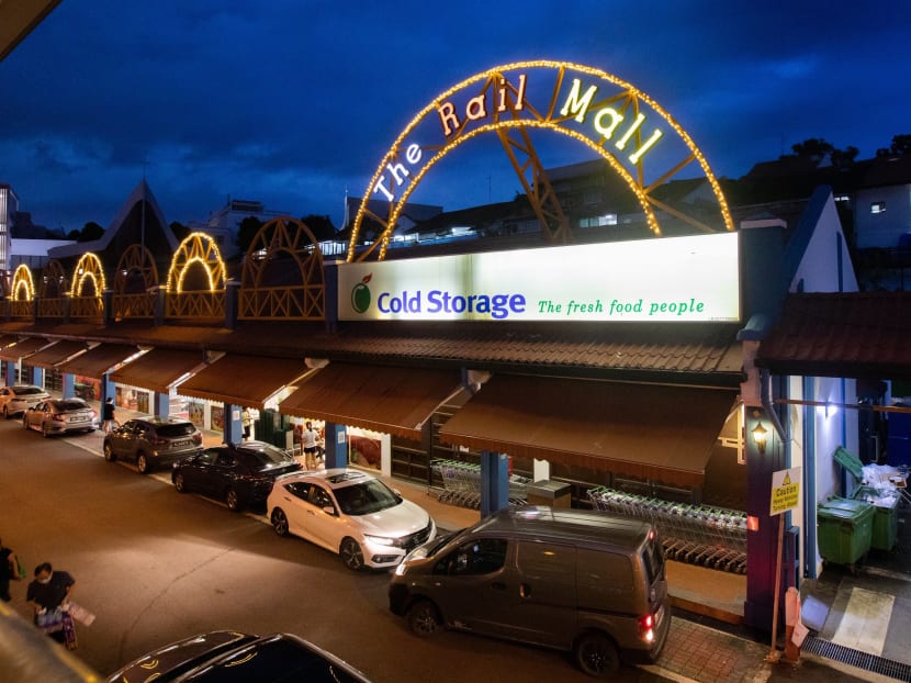 The man allegedly posted photos of women shopping or queuing to have their temperature checked in a Cold Storage supermarket at The Rail Mall.