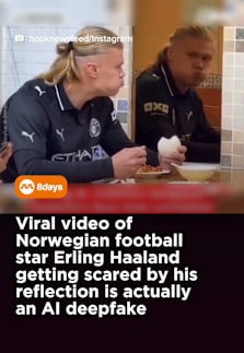 It fooled millions... but did it fool you? #8dayssgtrending #8dayssg #haaland #deepfake #AI 